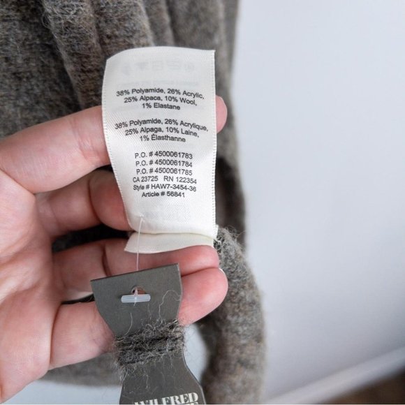 Wilfred Free Womens Taupe Gigi Wrap Sweater - Size XS - Picture 8 of 11